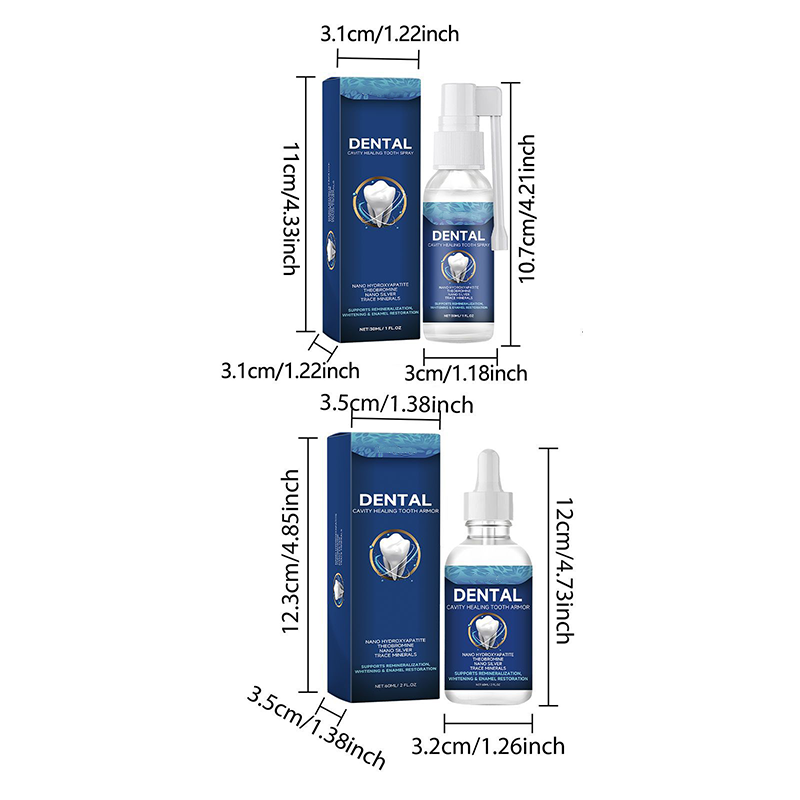 🔥🛡️Last Day Special - 60% OFF🦷Fluoride-Free Hydroxyapatite Tooth Armor Drops & Enamel Repair, Whitening & Fresh Breath