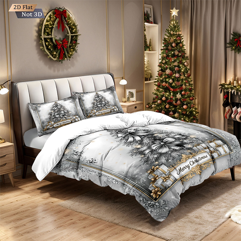 🖤Black Friday Sale:50% OFF🖤Festive Christmas 3-Piece Duvet Cover Set