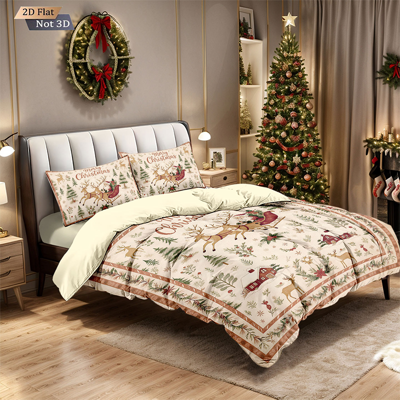 🖤Black Friday Sale:50% OFF🖤Festive Christmas 3-Piece Duvet Cover Set