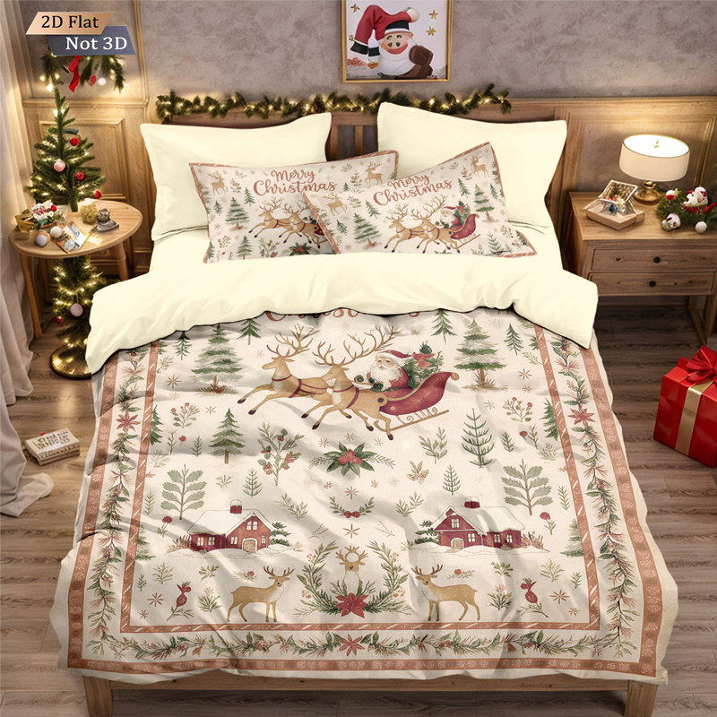 🖤Black Friday Sale:50% OFF🖤Festive Christmas 3-Piece Duvet Cover Set