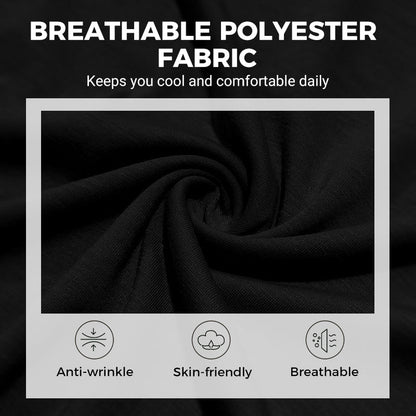 😎Teacht Nua🔥Léine T Henley le Muinchille Fada Caolfheistithe d'Fhir