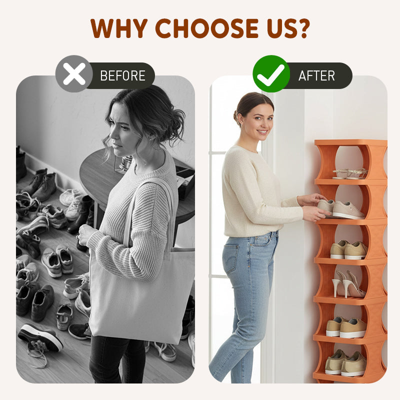 🎁 Hot Sale 49% OFF 🔥Multi-Layer Vertical Shoe Rack Organizer