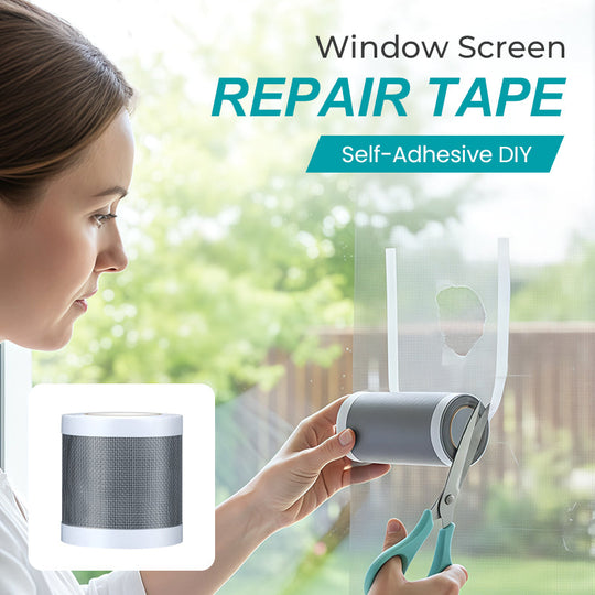 Self-Adhesive DIY Window Screen Repair Tape – Quick Fix for Holes & Tears, Easy No-Tool Repair ✨🛠️