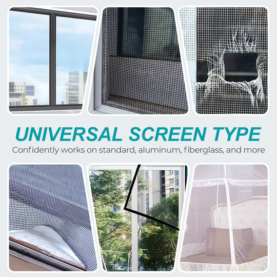 Self-Adhesive DIY Window Screen Repair Tape – Quick Fix for Holes & Tears, Easy No-Tool Repair ✨🛠️