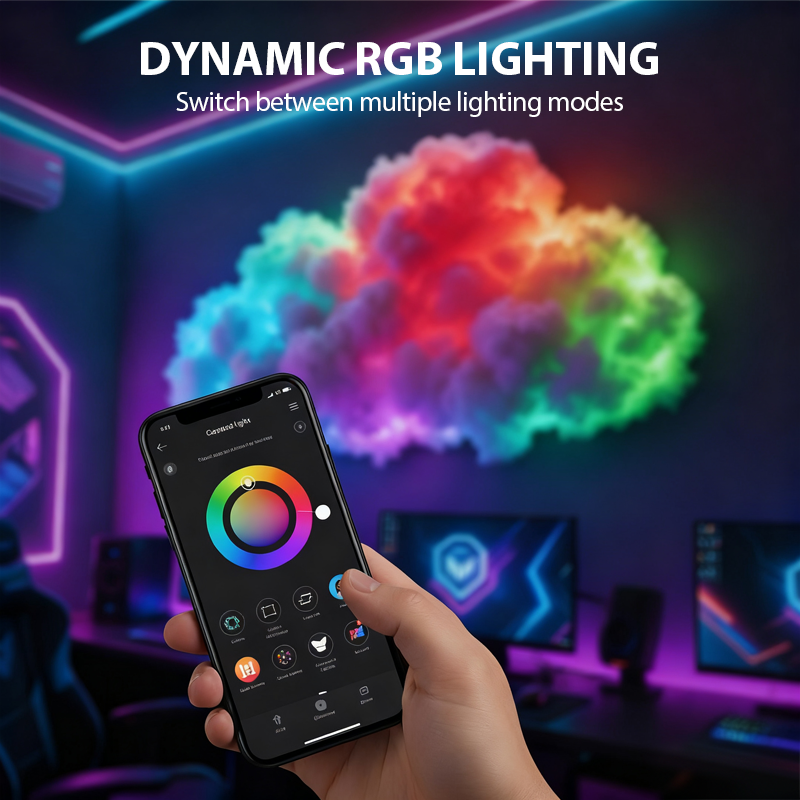📢📢50 % RABATT!!⏰DIY-LED-Lichterkette mit USB-Anschluss für Gewitterwolken🌈☁️