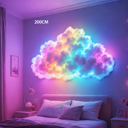 📢📢50 % RABATT!!⏰DIY-LED-Lichterkette mit USB-Anschluss für Gewitterwolken🌈☁️