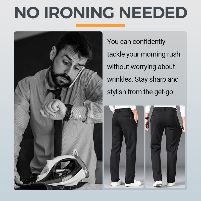 Pants Cosa Dhíreach Ard-Síneadh Fear