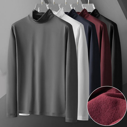 Pěkný dárek! Pánské triko s dlouhým rukávem Silky Smooth bez vrásek