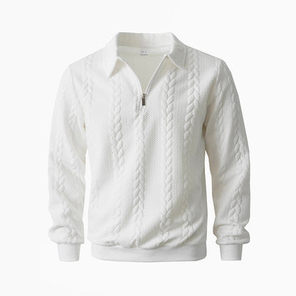 🔥2026 New arrivals offer-Men's Casual Half-Zip Cable-Knit Sweater
