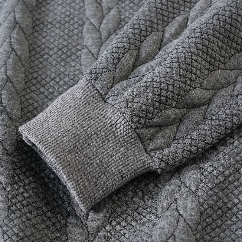 🔥2026 New arrivals offer-Men's Casual Half-Zip Cable-Knit Sweater