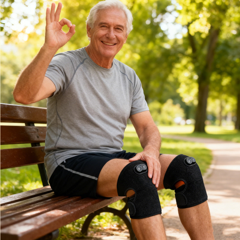 💥Vánoční výprodej se slevou 50 %🔥Vyhřívaný vibrační masážní přístroj na kolenní ortézu