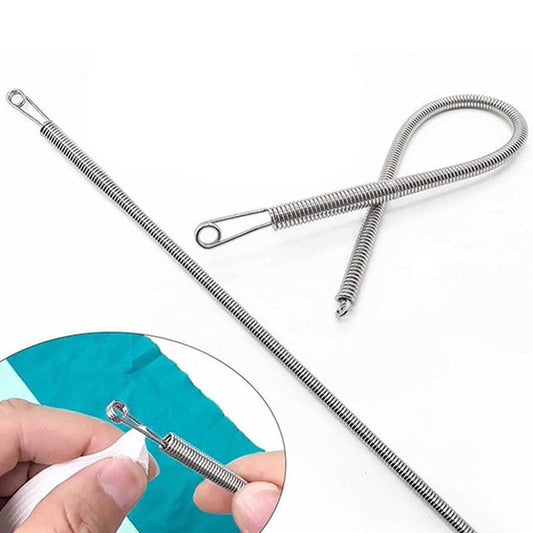 🪡 BUY 1 GET 1 FREE ! 💫 Multi-Function Foldable Spring Drawstring Threader Tool – Easy to Use, Portable & for Cords, Wires & Laces ⚡（副本）