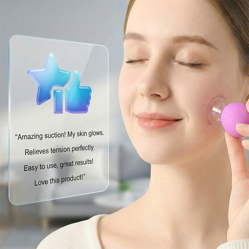🎁Glass and Silicone Vacuum Suction Massage Cups