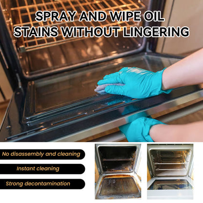 🔥Oven & Grill Cleaner Spray – Dissolves Grease in 5 Mins, No Scrubbing & Eliminates Odors
