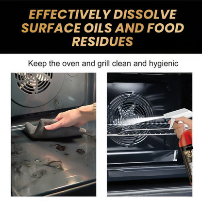 🔥Oven & Grill Cleaner Spray – Dissolves Grease in 5 Mins, No Scrubbing & Eliminates Odors