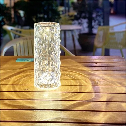 📢📢50% SLEVA!! ⏰🎁Dokonalý dárek🎁Dotyková kontrolní růžová křišťálová lampa