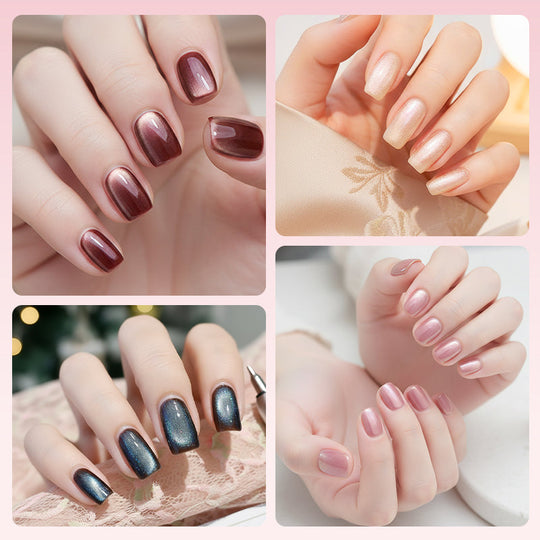 🏆 Last Day Special Price !!!! 🔥All-in-One Cat Eye Nail Gel Pen – Get a hypnotic cat-eye effect in one stroke! Magnetic gel, lasting shine, salon magic at home. 🖤🌌
