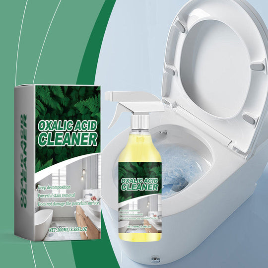 🥳2026 HOT SALE🥳【CLEARANCE!】Molecular-Level Cleaning Tech! Oxalic Acid Cleaner Dissolves Rust🚽✨