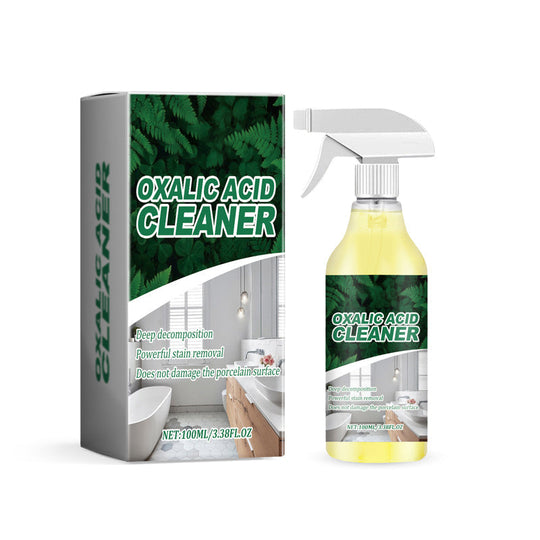 🥳2026 HOT SALE🥳【CLEARANCE!】Molecular-Level Cleaning Tech! Oxalic Acid Cleaner Dissolves Rust🚽✨