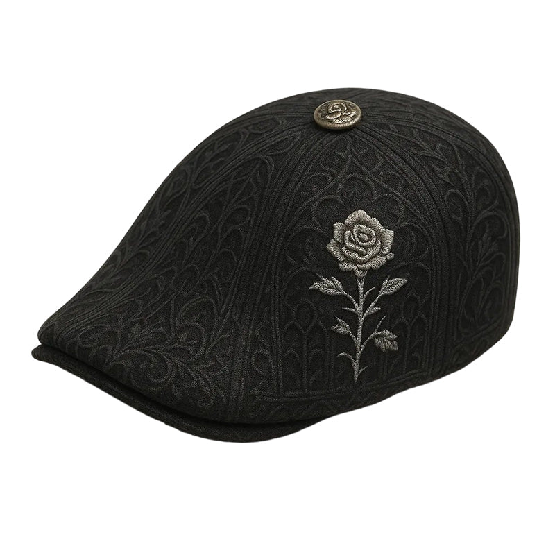 🔥New arrival 50% OFF🔥Skull & Thorn Flat Cap