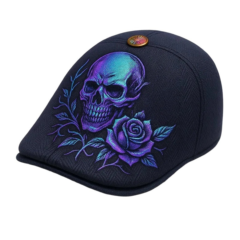 🔥New arrival 50% OFF🔥Skull & Thorn Flat Cap