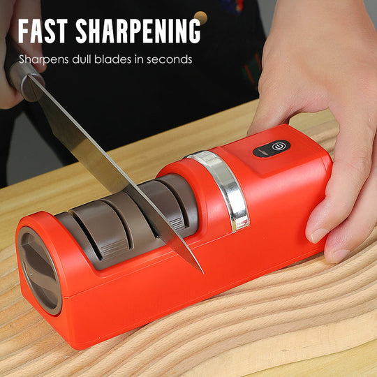 🔪 utomatic Knife Sharpener – Effortless Precision, Safe & Works on All Blades for Lasting Sharpness ✨