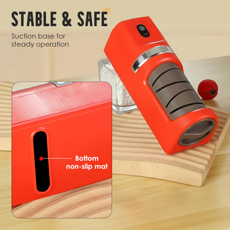 🔪 utomatic Knife Sharpener – Effortless Precision, Safe & Works on All Blades for Lasting Sharpness ✨