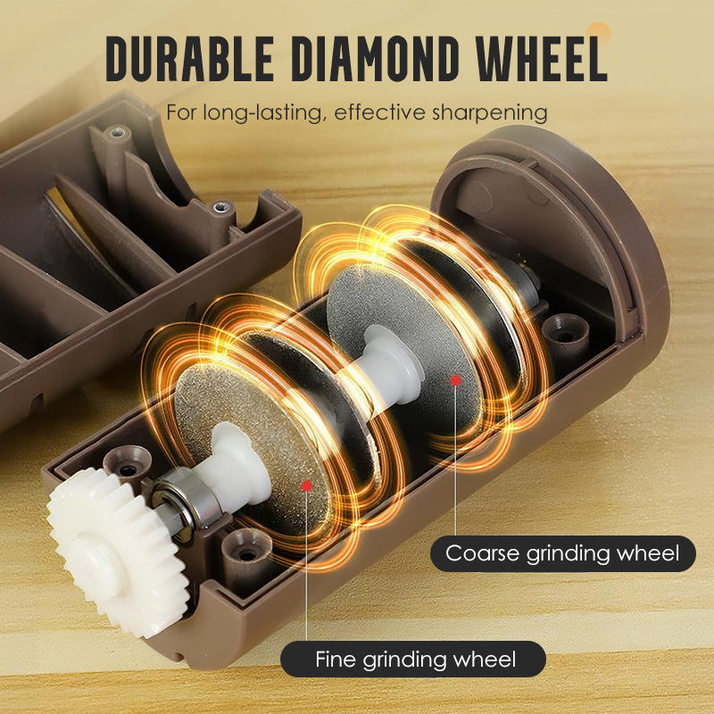 🔪 utomatic Knife Sharpener – Effortless Precision, Safe & Works on All Blades for Lasting Sharpness ✨