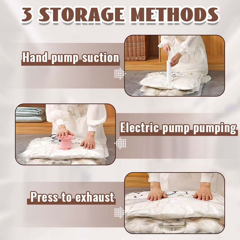 ⏳LAST DAY SALE 60% OFF!!！🔥Hanging Vacuum Storage Bags