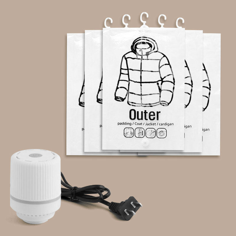 ⏳LAST DAY SALE 60% OFF!!！🔥Hanging Vacuum Storage Bags