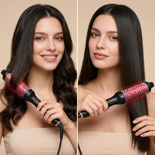 3-in-1 Magic Styler | Heated Straightener & Curler Comb | Switch Styles in Seconds