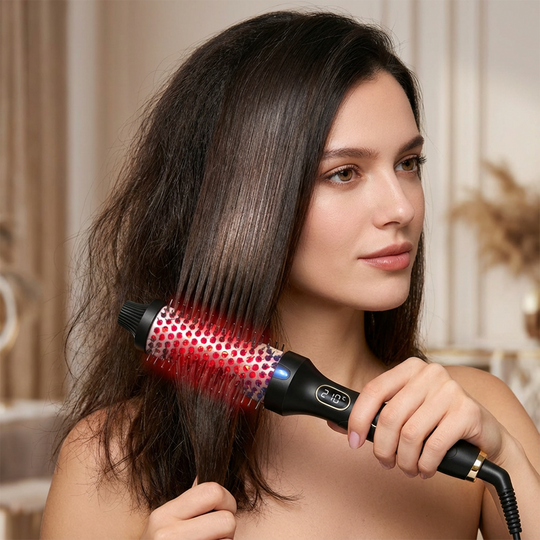3-in-1 Magic Styler | Heated Straightener & Curler Comb | Switch Styles in Seconds