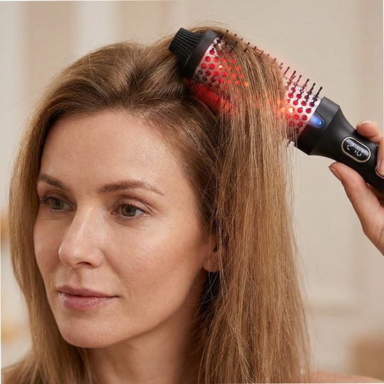 3-in-1 Magic Styler | Heated Straightener & Curler Comb | Switch Styles in Seconds