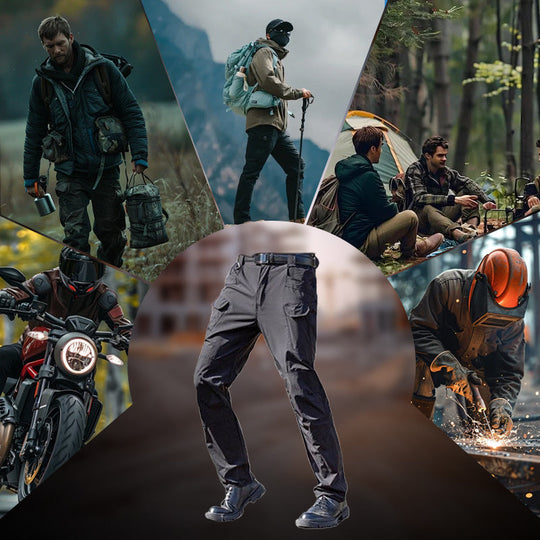 🔥👖 Zľava 60 %! Multifunkčné strečové taktické nohavice – vrecká na zips, úzky strih a strečová tkanina pre úplnú slobodu pohybu.