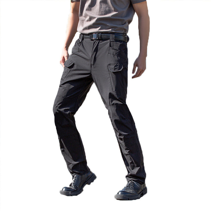 🔥👖 Zľava 60 %! Multifunkčné strečové taktické nohavice – vrecká na zips, úzky strih a strečová tkanina pre úplnú slobodu pohybu.