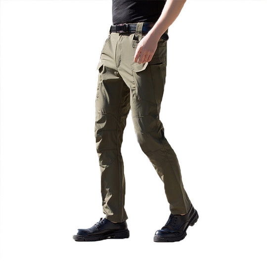 🔥👖 Zľava 60 %! Multifunkčné strečové taktické nohavice – vrecká na zips, úzky strih a strečová tkanina pre úplnú slobodu pohybu.