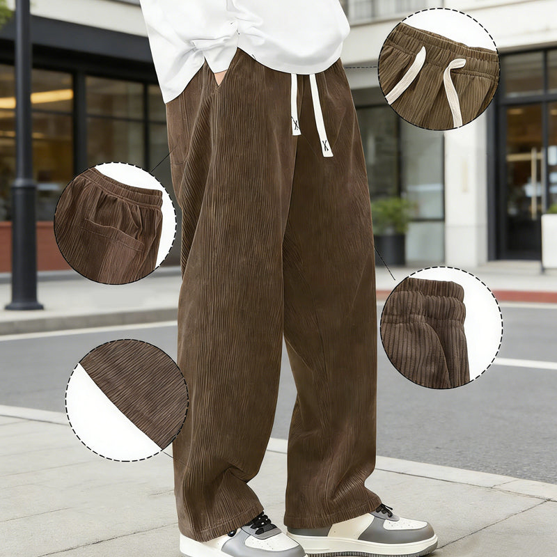 👖Spring New Arrivals 40% Off!🔥Men's Loose-Fit Drawstring Pants with Pockets