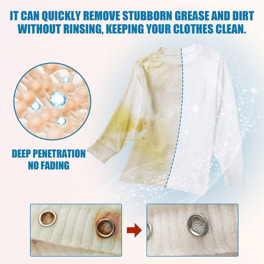 🏆 Last Day Special Price !!!! 🔥Buy 2 Get 3 Free🔥Powerful Laundry Stain Remover Spray