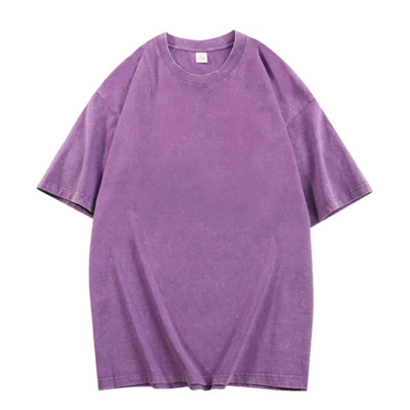 🥳2026 HOT SALE🥳💞50K+ SOLD!👖👴 50% OFF! Solid Color Vintage Tee – Your summer staple! Soft, breathable & easy to wear. Pairs perfectly with jeans or shorts. Classic style that never goes out of fashion. ☀️👕