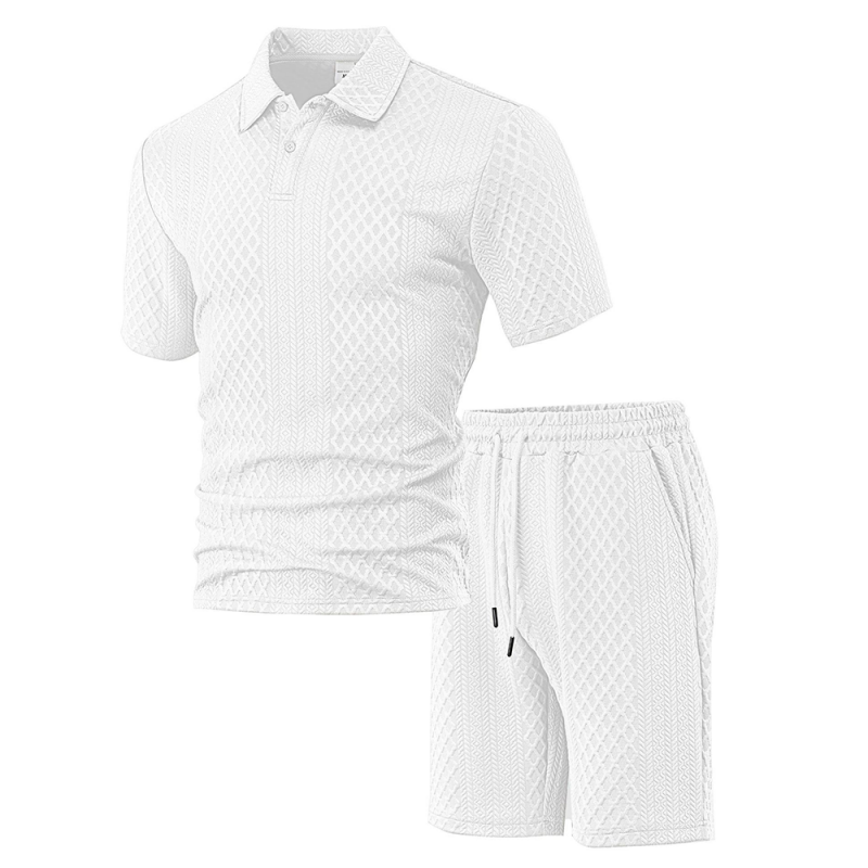 🥳2026 HOT SALE🥳💞50K+ SOLD!💥👴🩳50% OFF! Men's Diamond Print 2-Piece Set – Ready in seconds! Soft, breathable top with easy shorts. No fuss, just style. Perfect for garden BBQs or coffee dates. ☀️👕