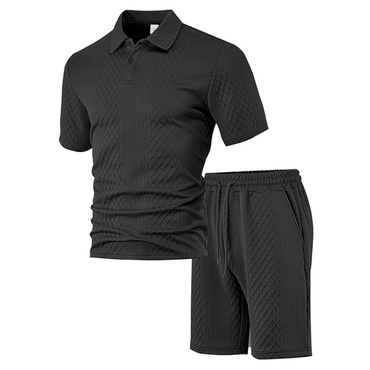 🥳2026 HOT SALE🥳💞50K+ SOLD!💥👴🩳50% OFF! Men's Diamond Print 2-Piece Set – Ready in seconds! Soft, breathable top with easy shorts. No fuss, just style. Perfect for garden BBQs or coffee dates. ☀️👕