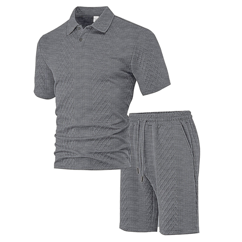 🥳2026 HOT SALE🥳💞50K+ SOLD!💥👴🩳50% OFF! Men's Diamond Print 2-Piece Set – Ready in seconds! Soft, breathable top with easy shorts. No fuss, just style. Perfect for garden BBQs or coffee dates. ☀️👕