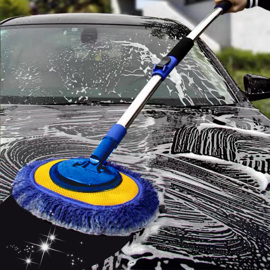 📢📢 50% SLEVA!! ⏰🚗 Robustní mop na mytí aut s dlouhou rukojetí | Teleskopický &  Hliník