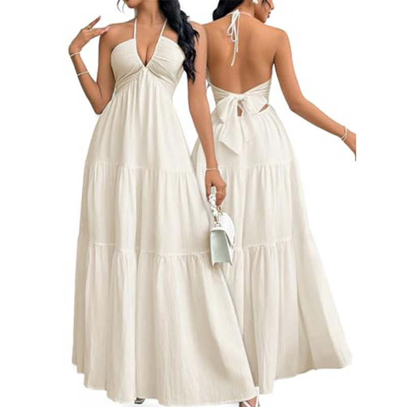 🔥 Today only!💞 Women's Plain Dress,60% off❗ Summer Clothes Women, Casual Basic Loose Fit Sleeveless Dress