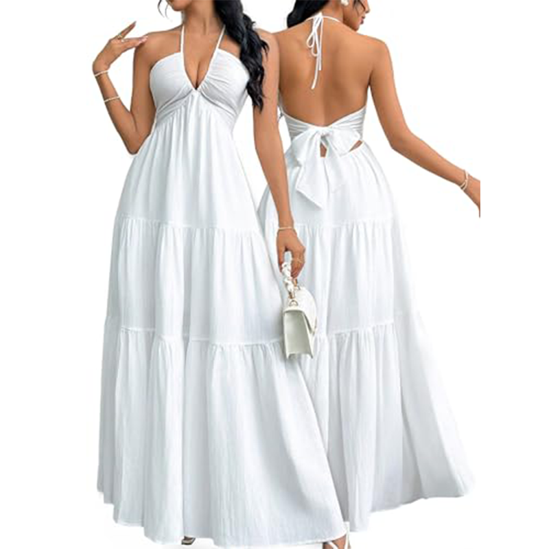 🔥 Today only!💞 Women's Plain Dress,60% off❗ Summer Clothes Women, Casual Basic Loose Fit Sleeveless Dress