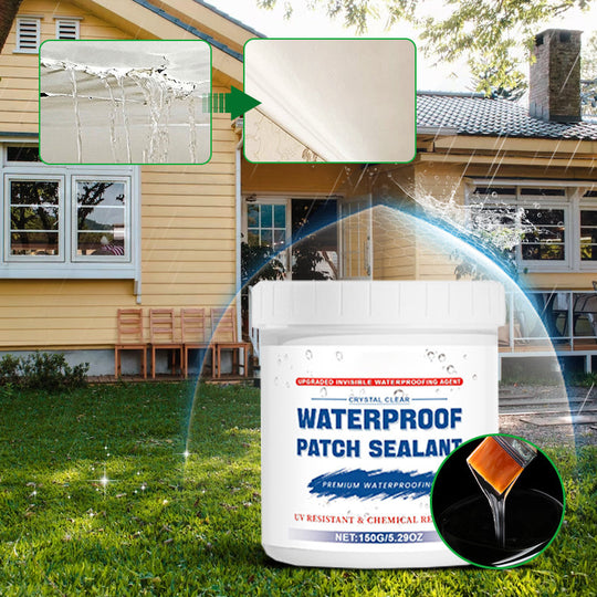 💧 Transparent Waterproof Sealant – Anti-Leakage, Includes Tools 🔧🛡️