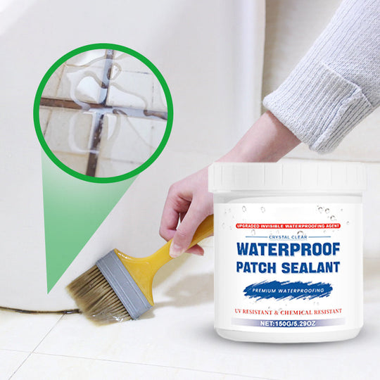 💧 Transparent Waterproof Sealant – Anti-Leakage, Includes Tools 🔧🛡️