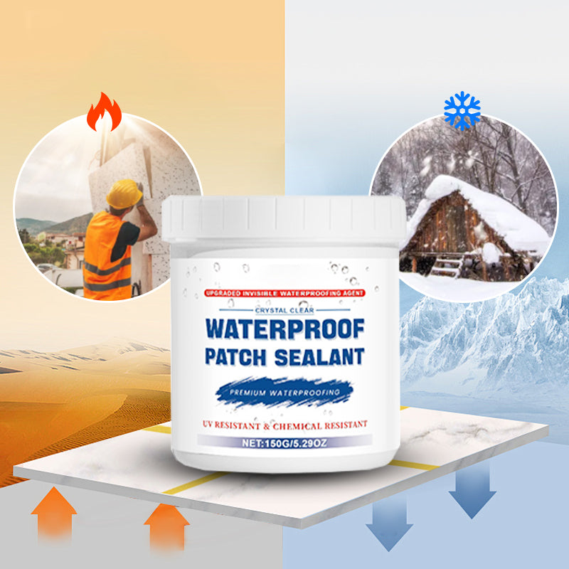 💧 Transparent Waterproof Sealant – Anti-Leakage, Includes Tools 🔧🛡️