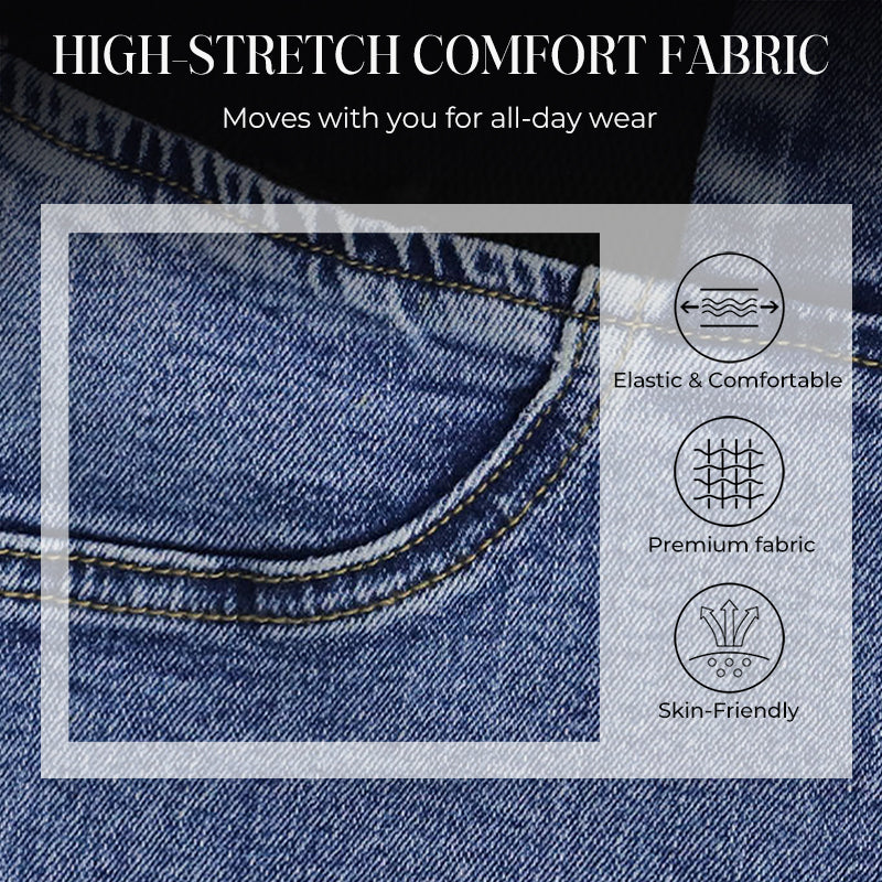🥳2026 HOT SALE🥳💞50K+ SOLD!👵👖 50% OFF! High-Waist Stretch Flare Jeans – Gentle tummy control, comfy stretch. Flattering flare leg. Perfect for daily wear. 🌸✨