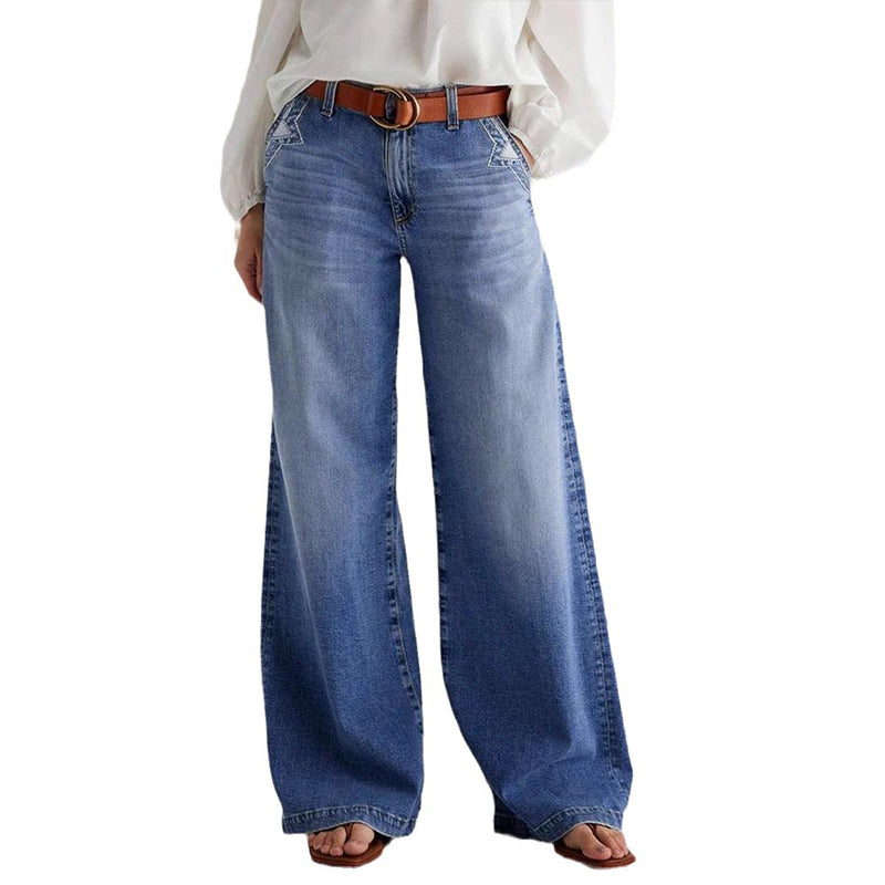 🔥2026 Hot sale &30% OFF🔥 Women's Vintage High-Waist Wide-Leg Jeans